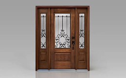 Rustic Collection | Clopay entry door Model FR2171 with Prescott glass